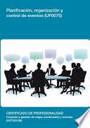 Libro de Uf0075 Planificación, Organización Y Control De Eventos