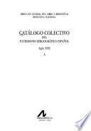 Libro de Catálogo Colectivo Del Patrimonio Bibliográfico Español