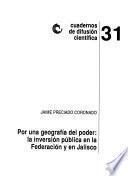 Libro de Por Una Geografía Del Poder