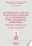 Libro de Historiografía Sobre Universidades En Italia. Épocas Moderna Y Contemporánea