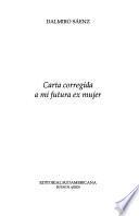 Libro de Carta Corregida A Mi Futura Ex Mujer