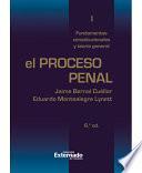 Libro de El Proceso Penal Tomo I