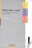 Libro de Hablar, Hacer, Causar