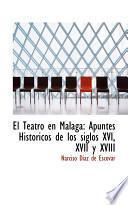 Libro de El Teatro En Malaga