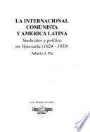 Libro de La Internacional Comunista Y América Latina
