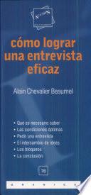 Libro de Cómo Lograr Una Entrevista Eficaz