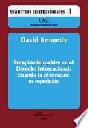Libro de Rompiendo Moldes En El Derecho Internacional