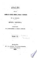 Libro de Anales De La Academia De Ciencias Medicas, Físicas Y Naturales De La Habana