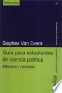 Libro de Guía Para Estudiantes De Ciencia Política