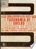 Libro de Taxonomia De Suelos, Memoria Del Sexto Foro Realizado En Turrialba, Costa Rica, Informe Tecnico No 43