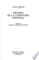 Libro de Historia De La Literatura Española