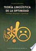Libro de Teoría Lingüística De La Optimidad Fon