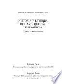 Libro de Historia Y Leyenda Del Arte Quiteño