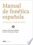 Libro de Manual De Fonética Española