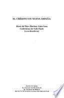 Libro de El Crédito En Nueva España