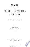 Libro de Anales De La Sociedad Científica Argentina