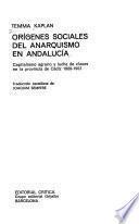 Libro de Orígenes Del Anarquismo En Andalucía