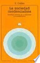 Libro de La Sociedad Credencialista