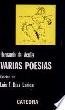 Libro de Varias Poesías
