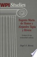 Libro de Eugenio María De Hostos Y Alejandro Tapia Y Rivera