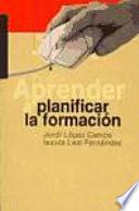 Libro de Aprender A Planificar La Formación