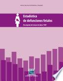 Libro de Estadística De Defunciones Fetales. Descripción De La Base De Datos 1989