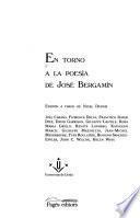 Libro de En Torno A La Poesía De José Bergamín