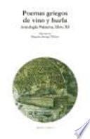 Libro de Poemas Griegos De Vino Y Burla