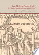 Libro de Late Medieval Spanish Studies In Honour Of Dorothy Sherman Severin