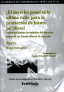 Libro de El Derecho Penal Es La Ultima Ratio Para La Proteccion De Bienes Juridicos