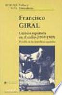 Libro de Ciencia Española En El Exilio (1939 1989)