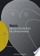 Libro de De Las Divisiones