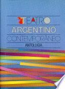 Libro de Teatro Argentino Contemporáneo