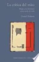 Libro de La Crítica Del Mito