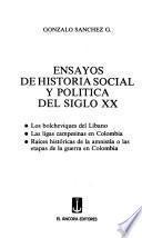 Libro de Ensayos De Historia Social Y Política Del Siglo Xx