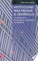 Libro de Instituciones Para Mejorar El Desarrollo