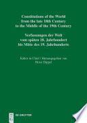 Libro de Constitutional Documents Of Colombia And Panama 1793–1853 / Documentos Constitucionales De Colombia Y Panamá 1793–1853 / Verfassungsdokumente Kolumbiens Und Panamas 1793–1853