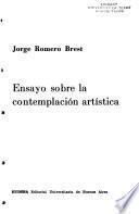 Libro de Ensayo Sobre La Contemplación Artística