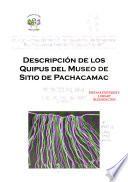 Libro de Descripción De Los Quipus Del Museo De Sitio De Pachacamac