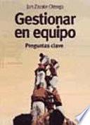 Libro de Gestionar En Equipo.