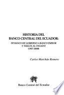 Libro de Historia Del Banco Central Del Ecuador