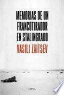 Libro de Memorias De Un Francotirador En Stalingrado