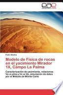 Libro de Modelo De Física De Rocas En El Yacimiento Mirador 1x, Campo La Palm