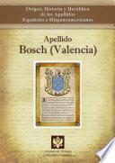 Libro de Apellido Bosch (valencia)