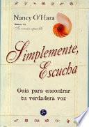 Libro de Simplemente Escucha