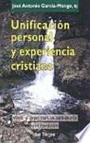 Libro de Unificación Personal Y Experiencia Cristiana