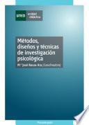 Libro de Métodos, Diseños Y Técnicas De Investigación Psicológica