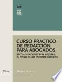 Libro de Curso Práctico De Redacción Para Abogados